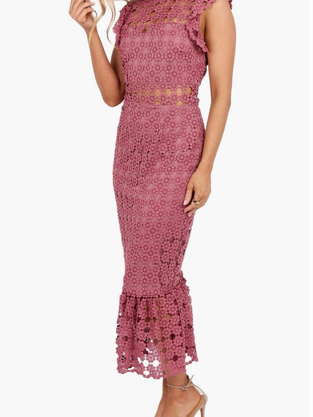 Petal & Pup Lauren Lace Overlay Dress